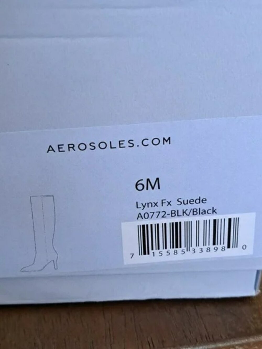 Aerosoles Lynx Boot - Color: Black Suede - Size: Women 6 - Picture 6 of 7